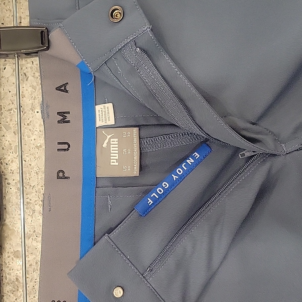 Puma Men's Blue Golf Shorts Size 30 - Picture 5 of 6